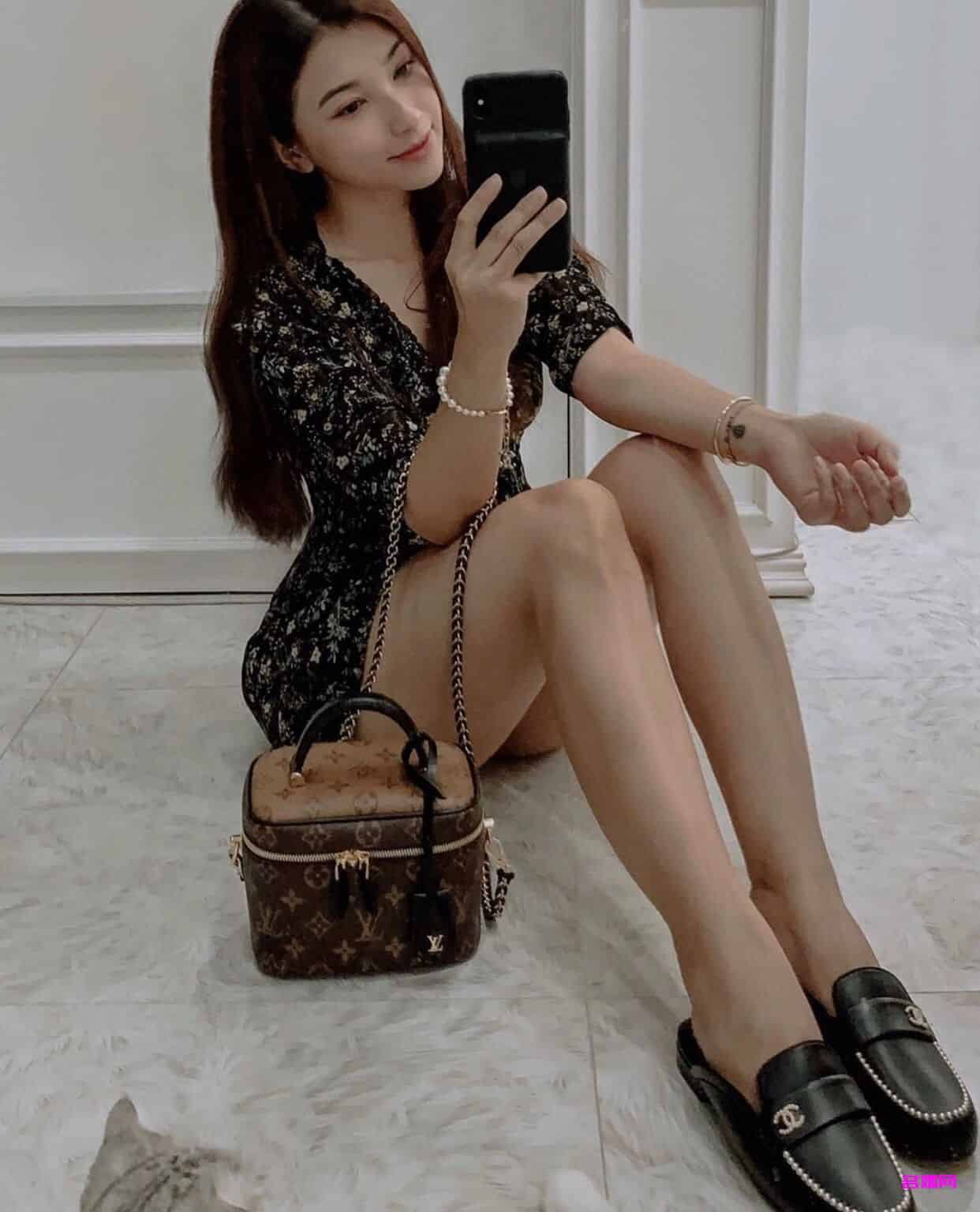 LV M45165 20年新款VANITY小号手袋 老花链条化妆包