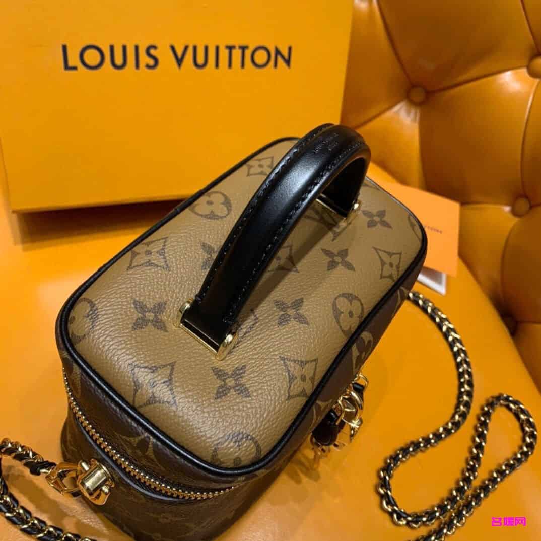 LV M45165 20年新款VANITY小号手袋 老花链条化妆包