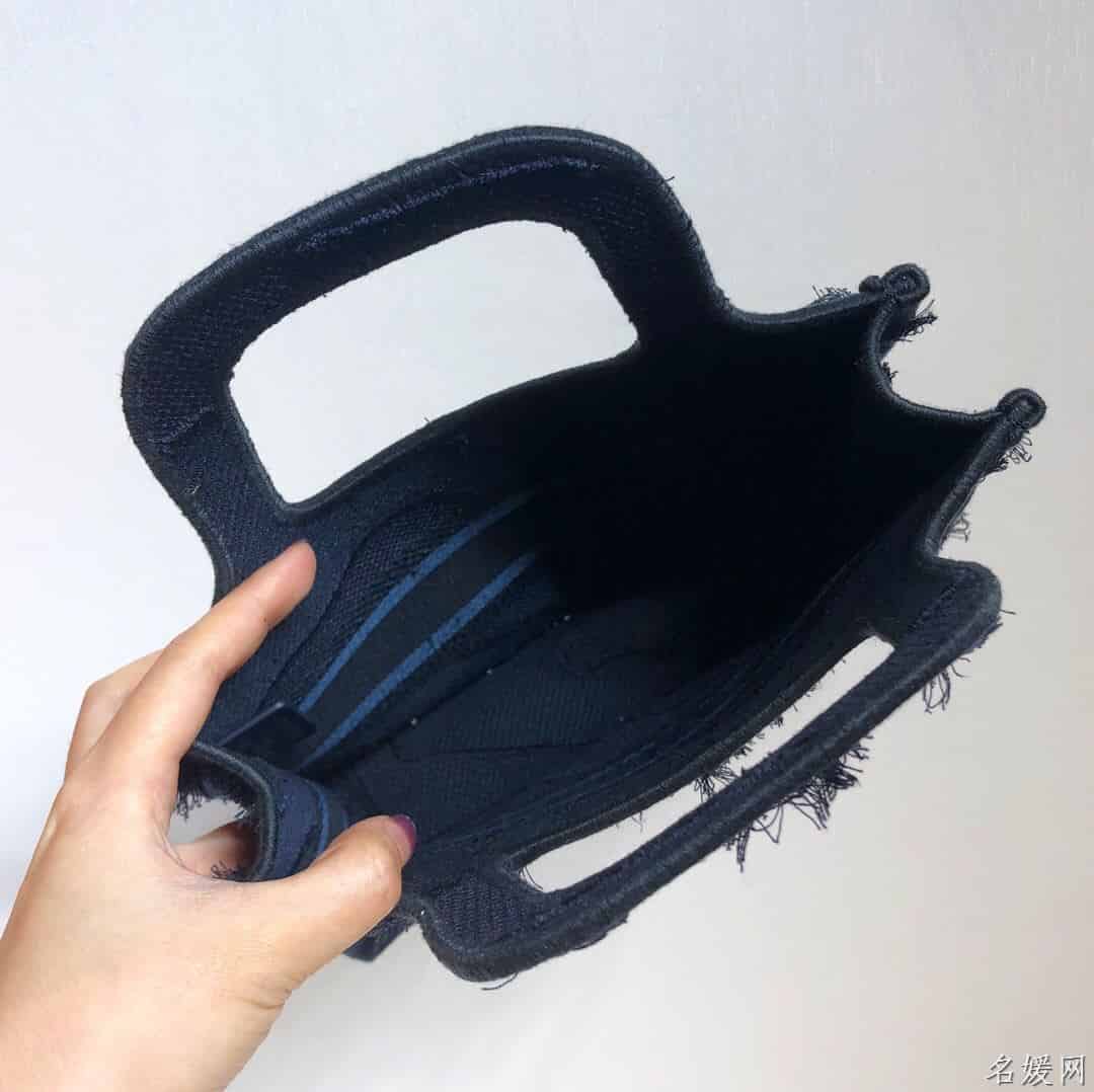 DIOR BOOK TOTE蓝色迷彩刺绣帆布托特包 M1271ZWAH_M928