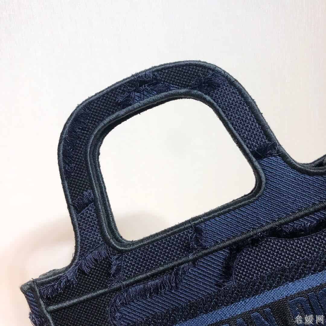 DIOR BOOK TOTE蓝色迷彩刺绣帆布托特包 M1271ZWAH_M928