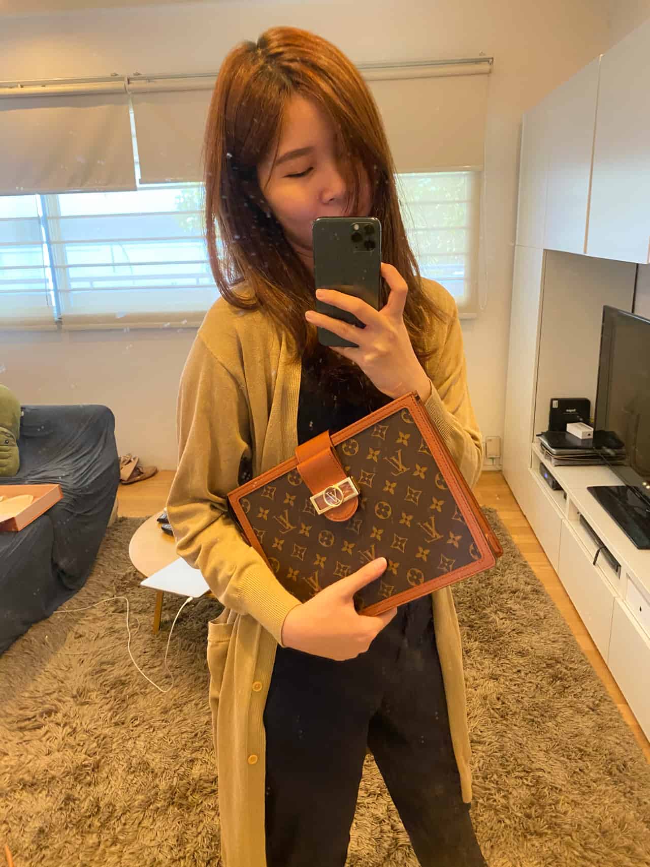 LV M69184 Pochette Dauphine达芙妮手拿包