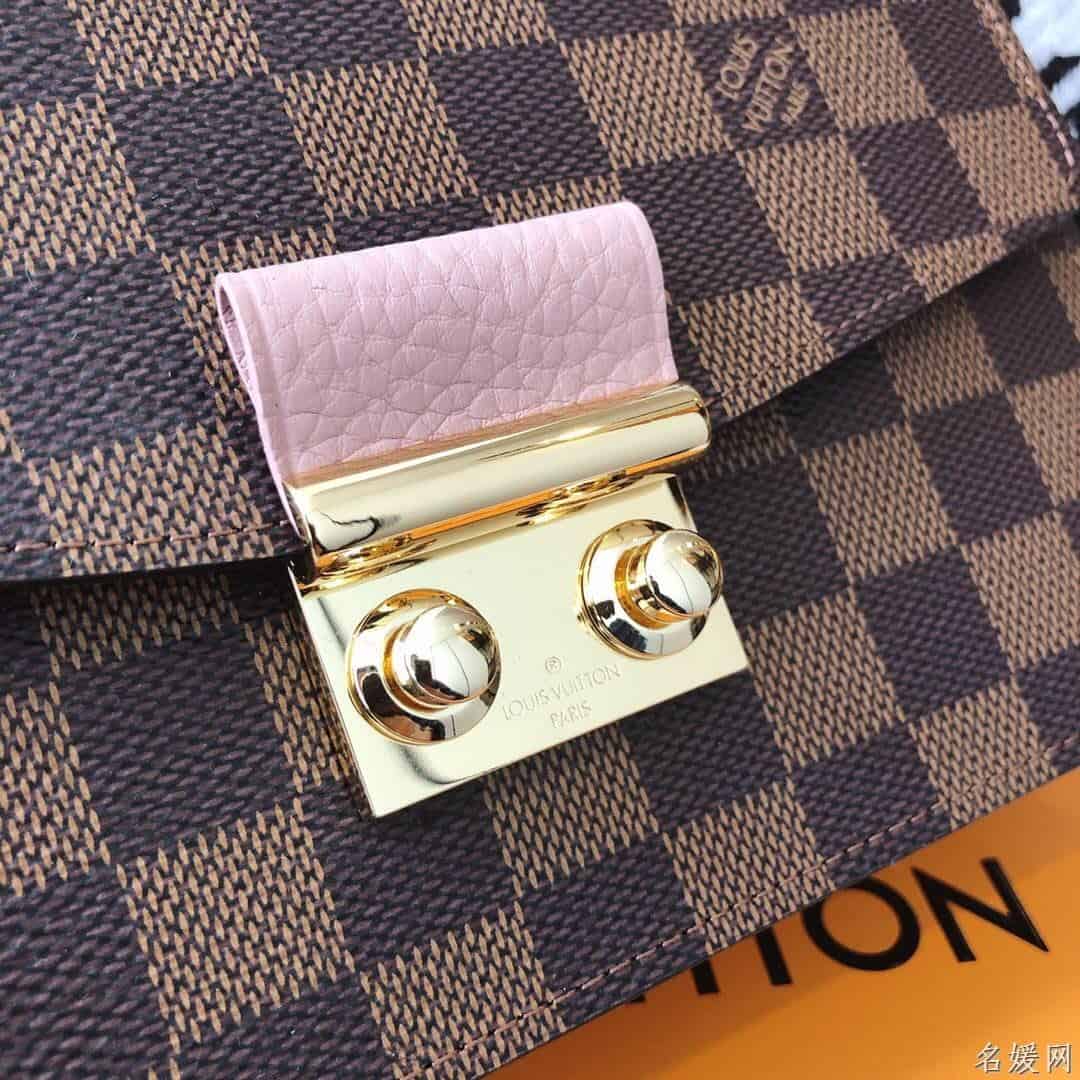 LV 咖啡棋盘格CROISETTE链条包 N60287 N60288