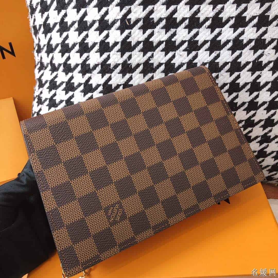 LV 咖啡棋盘格CROISETTE链条包 N60287 N60288