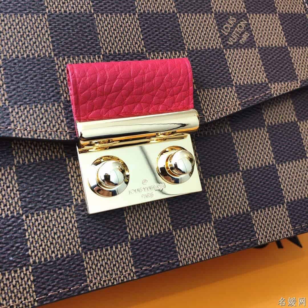 LV 咖啡棋盘格CROISETTE链条包 N60287 N60288