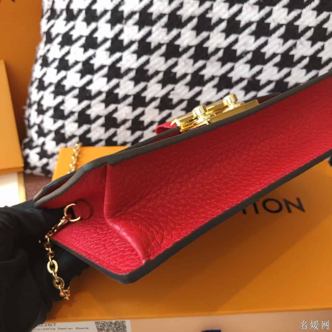 LV 咖啡棋盘格CROISETTE链条包 N60287 N60288