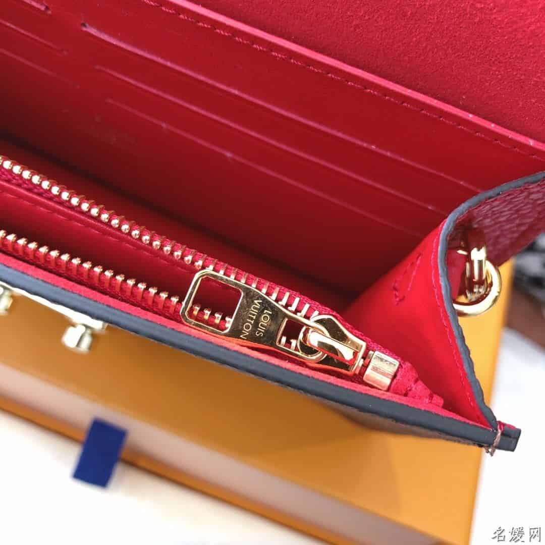 LV 咖啡棋盘格CROISETTE链条包 N60287 N60288