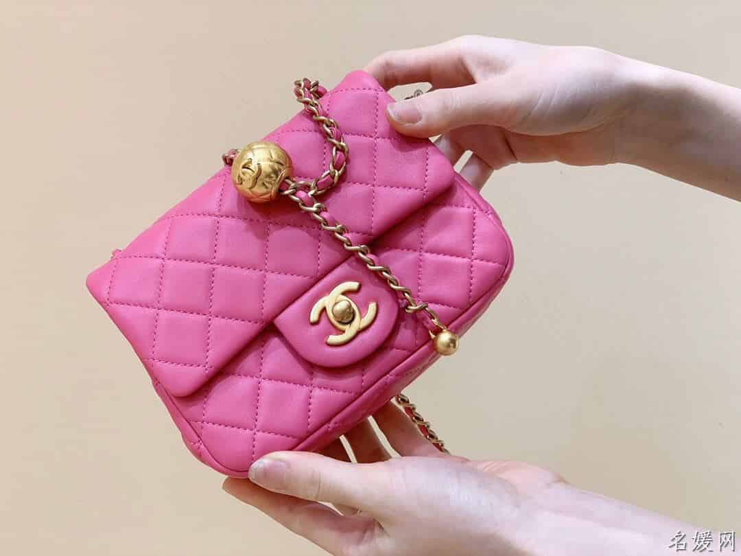 Chanel/香奈儿 2020新款CF方胖子大金珠链条包 AS1786