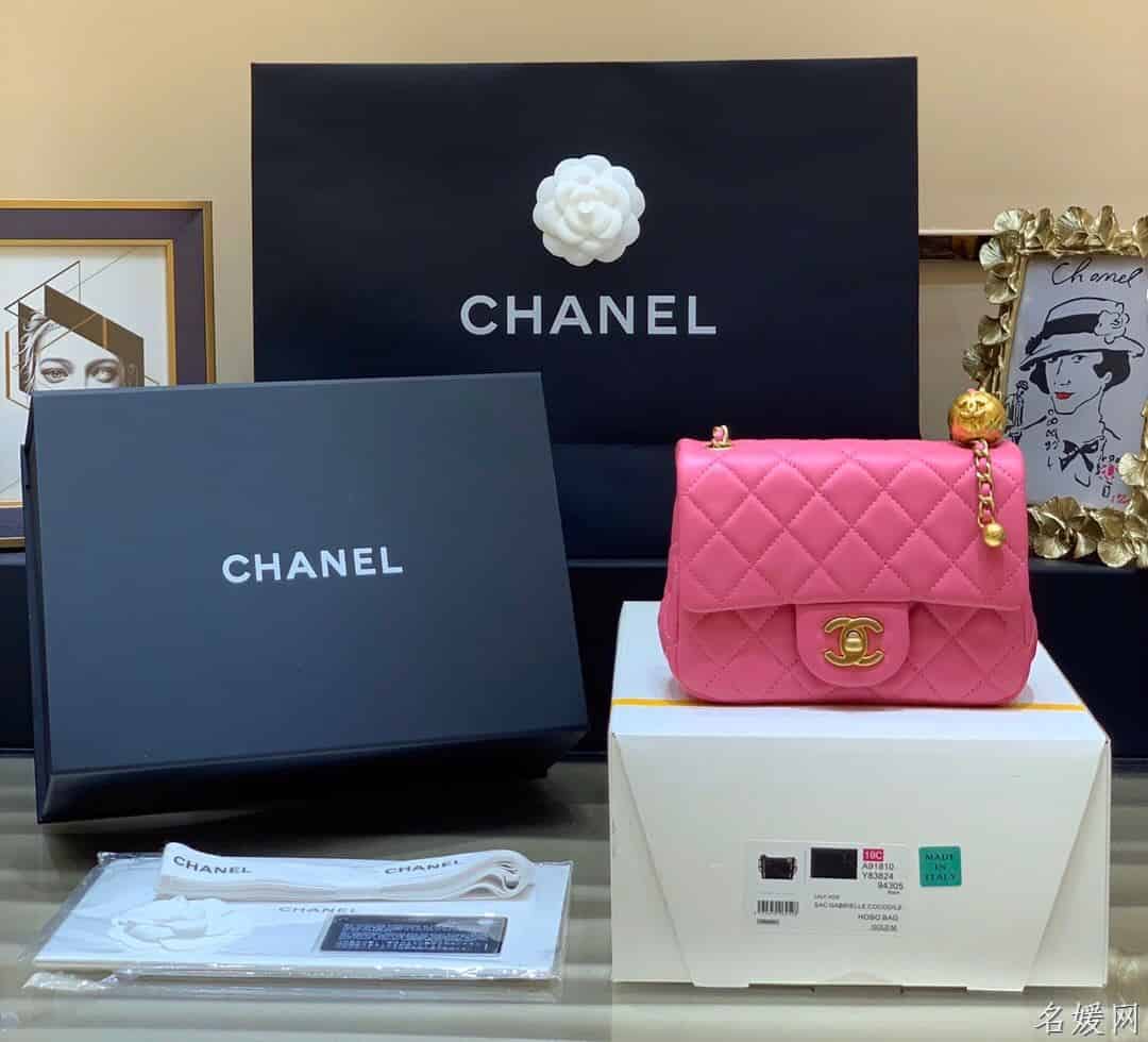 Chanel/香奈儿 2020新款CF方胖子大金珠链条包 AS1786