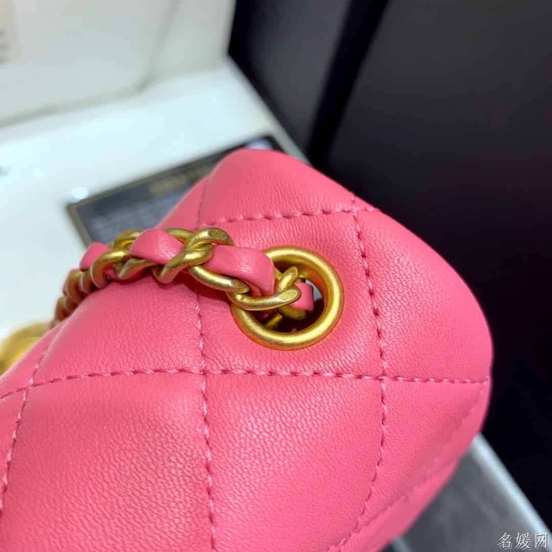Chanel/香奈儿 2020新款CF方胖子大金珠链条包 AS1786