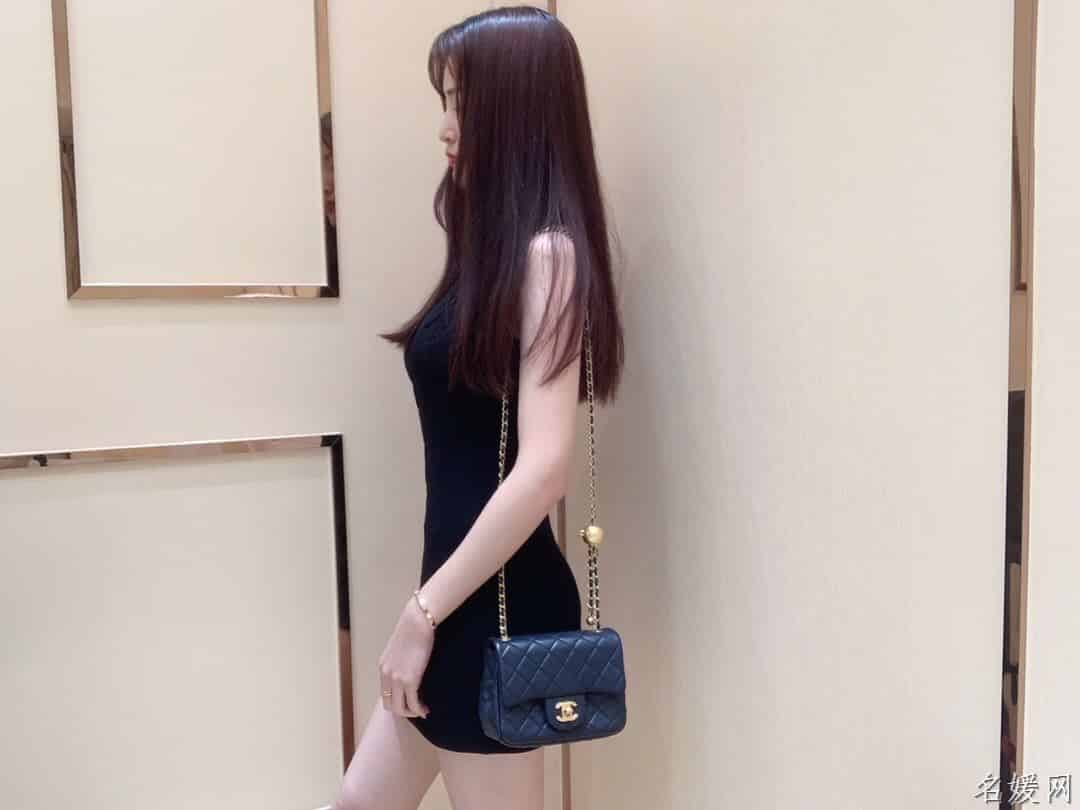 Chanel/香奈儿 2020新款CF方胖子大金珠链条包 AS1786