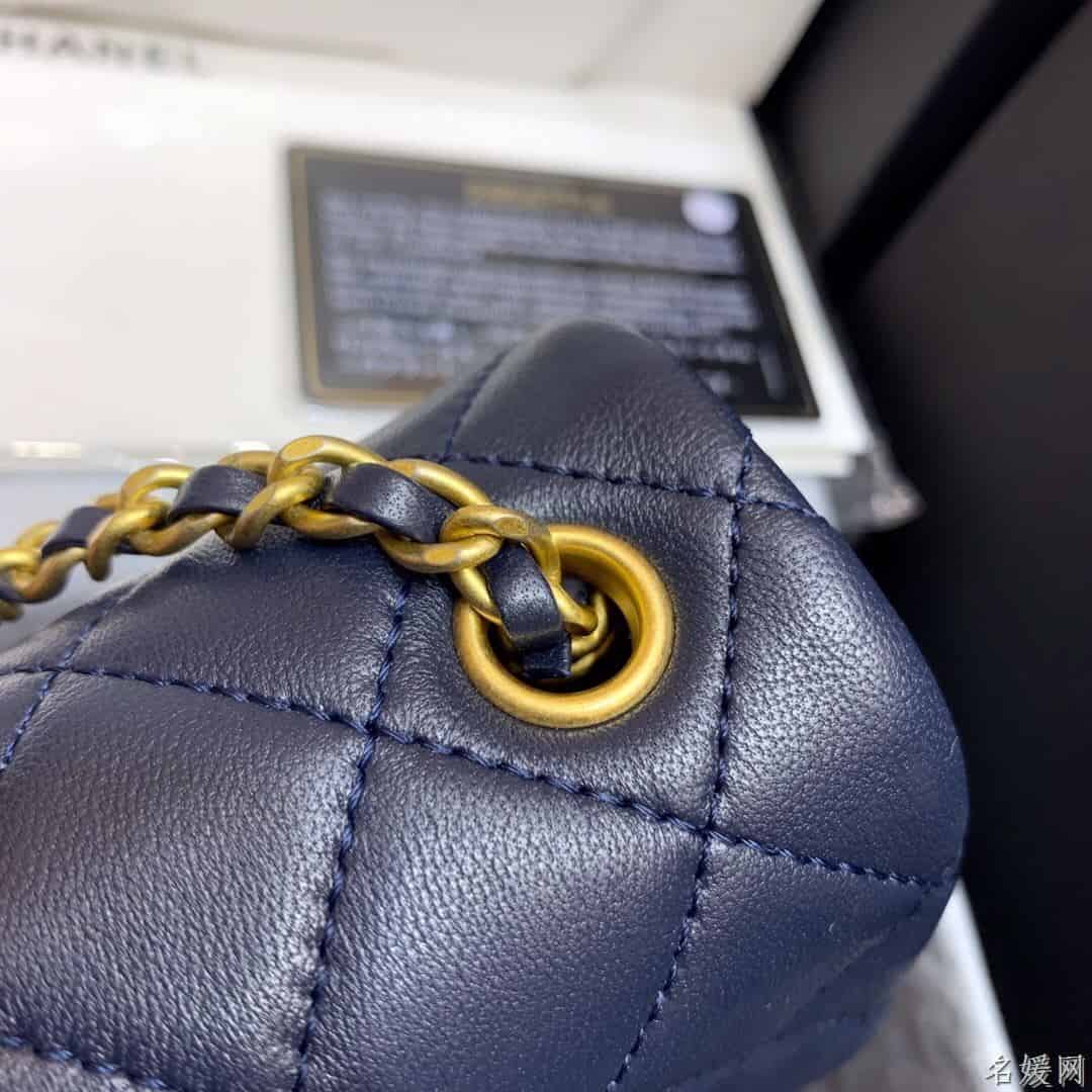 Chanel/香奈儿 2020新款CF方胖子大金珠链条包 AS1786