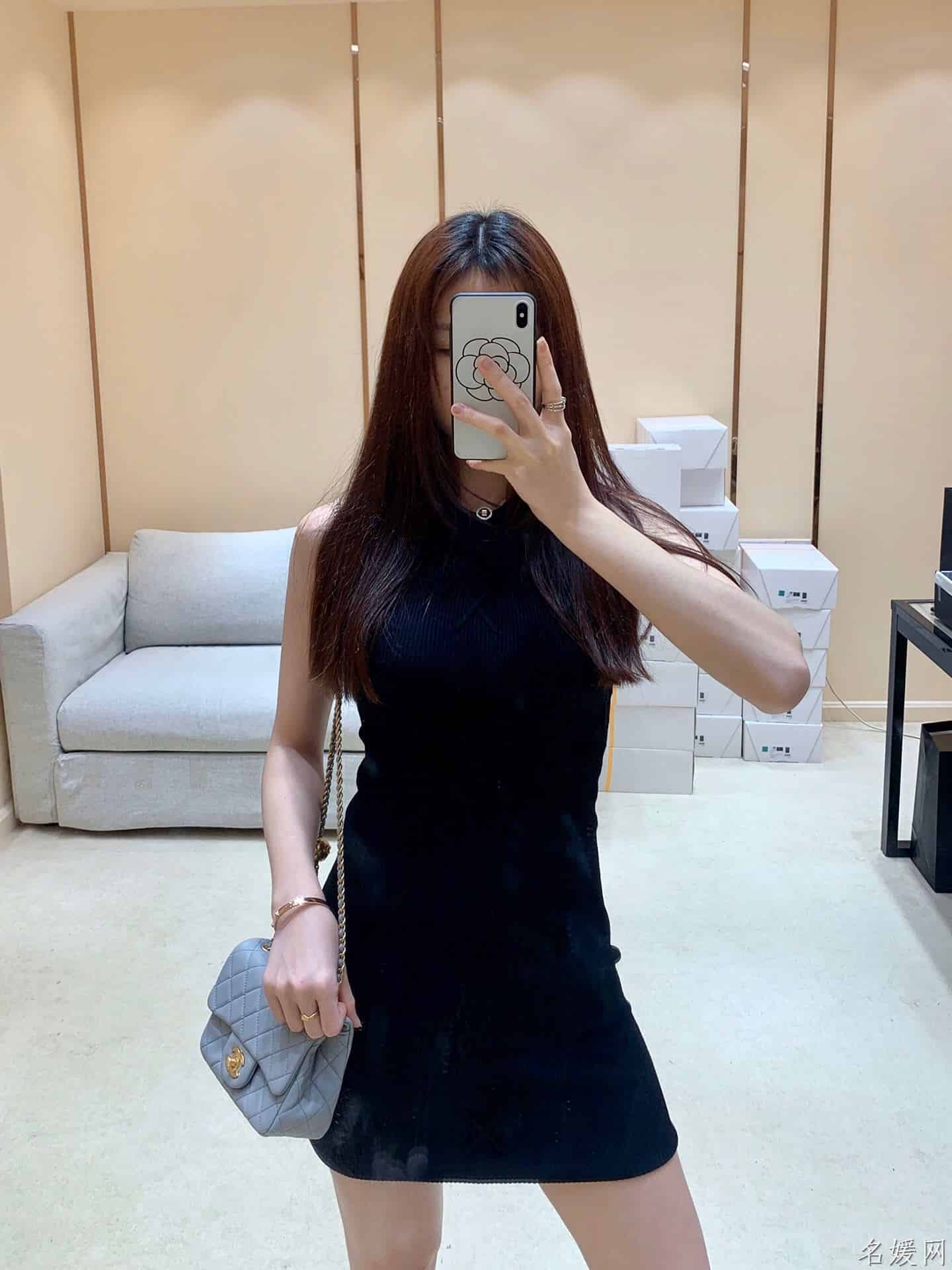 Chanel/香奈儿 2020新款CF方胖子大金珠链条包 AS1786