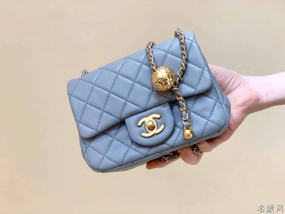 Chanel/香奈儿 2020新款CF方胖子大金珠链条包 AS1786
