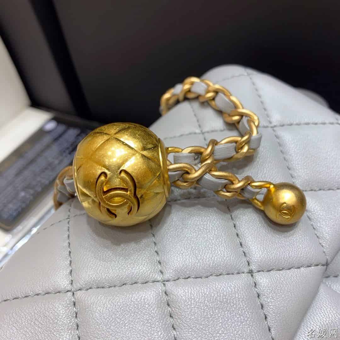 Chanel/香奈儿 2020新款CF方胖子大金珠链条包 AS1786
