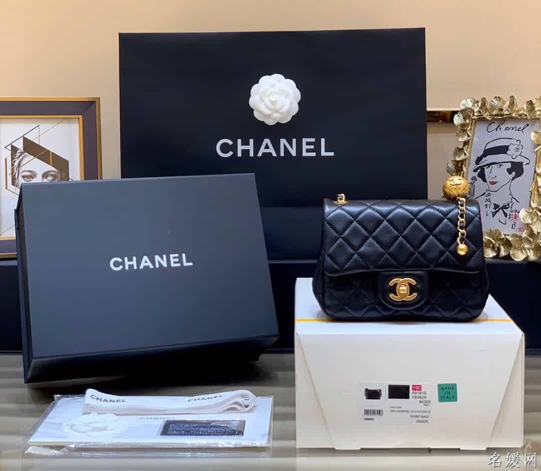 Chanel/香奈儿 2020新款CF方胖子大金珠链条包 AS1786