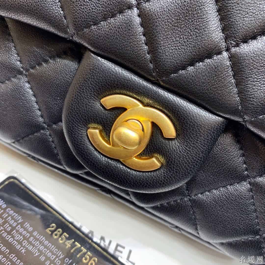 Chanel/香奈儿 2020新款CF方胖子大金珠链条包 AS1786