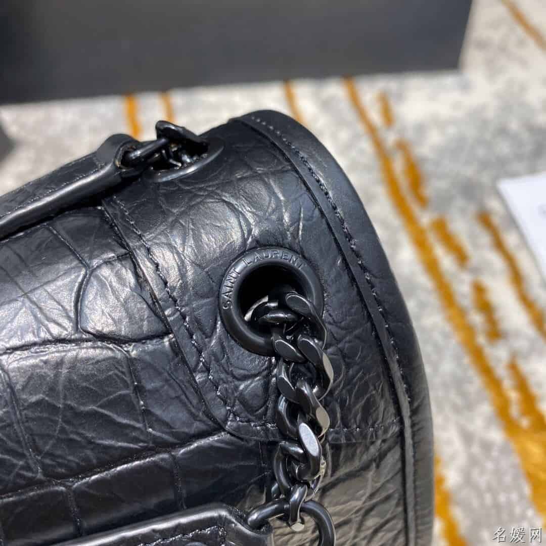 【原厂皮】YSL NIKI鳄鱼纹小号单肩斜挎包 533037