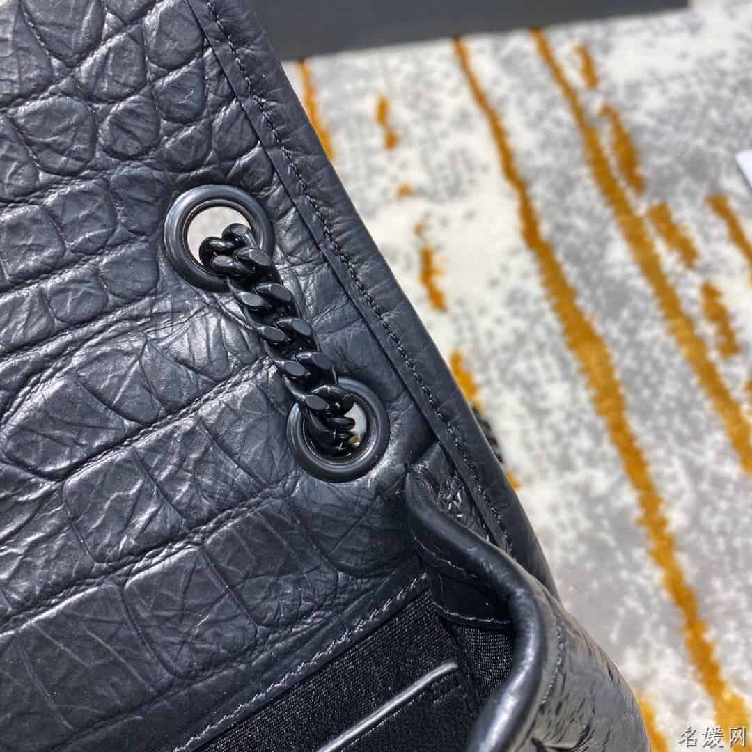 【原厂皮】YSL NIKI鳄鱼纹小号单肩斜挎包 533037
