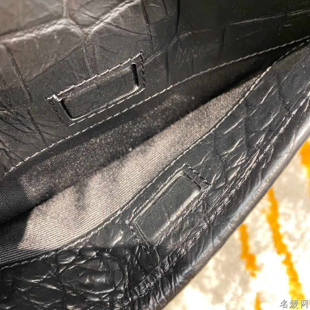 【原厂皮】YSL NIKI鳄鱼纹小号单肩斜挎包 533037