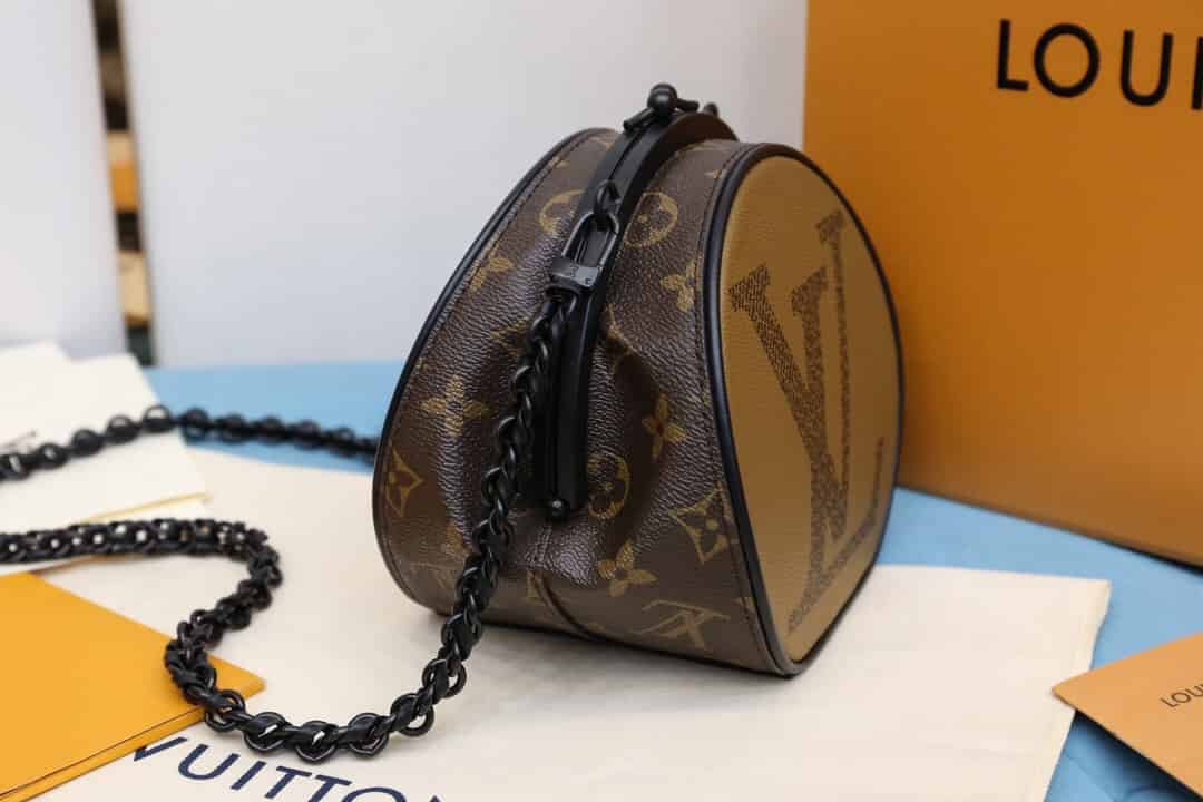 LV M45280 Boursicot Boîte Chapeau 圆形苹果包
