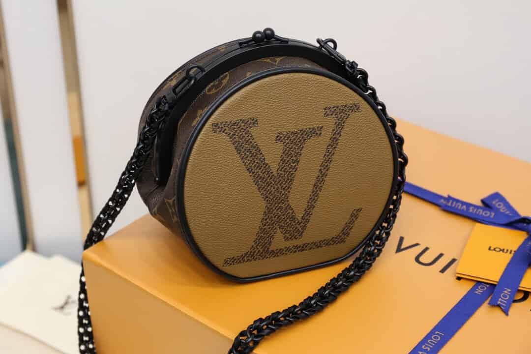 LV M45280 Boursicot Boîte Chapeau 圆形苹果包