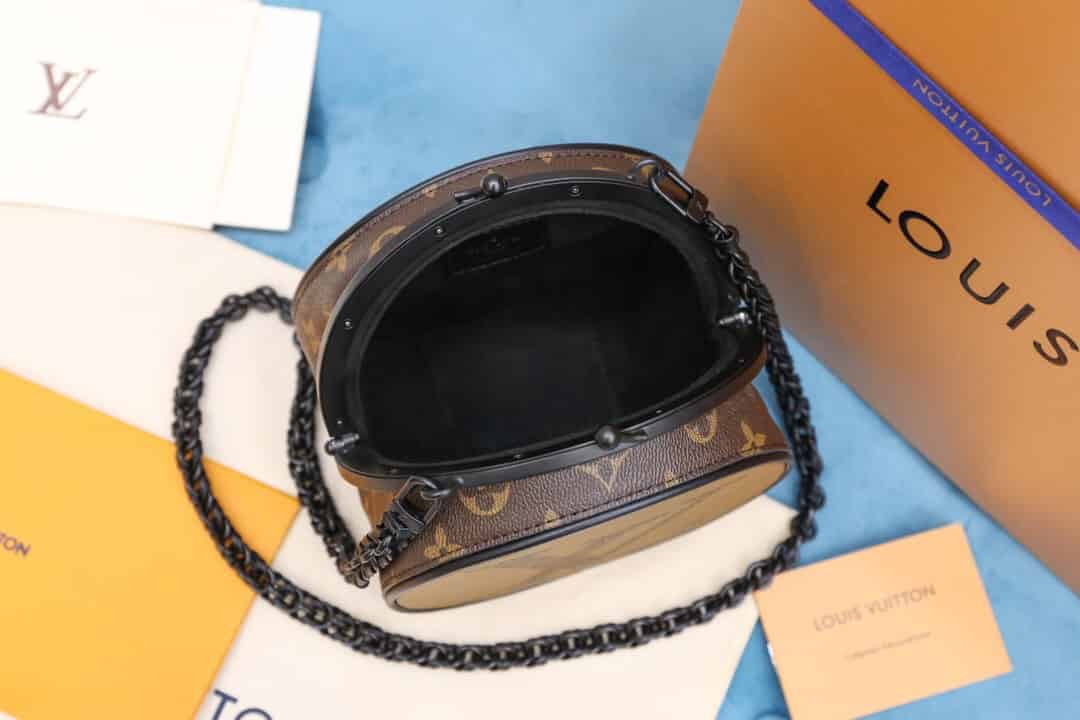 LV M45280 Boursicot Boîte Chapeau 圆形苹果包