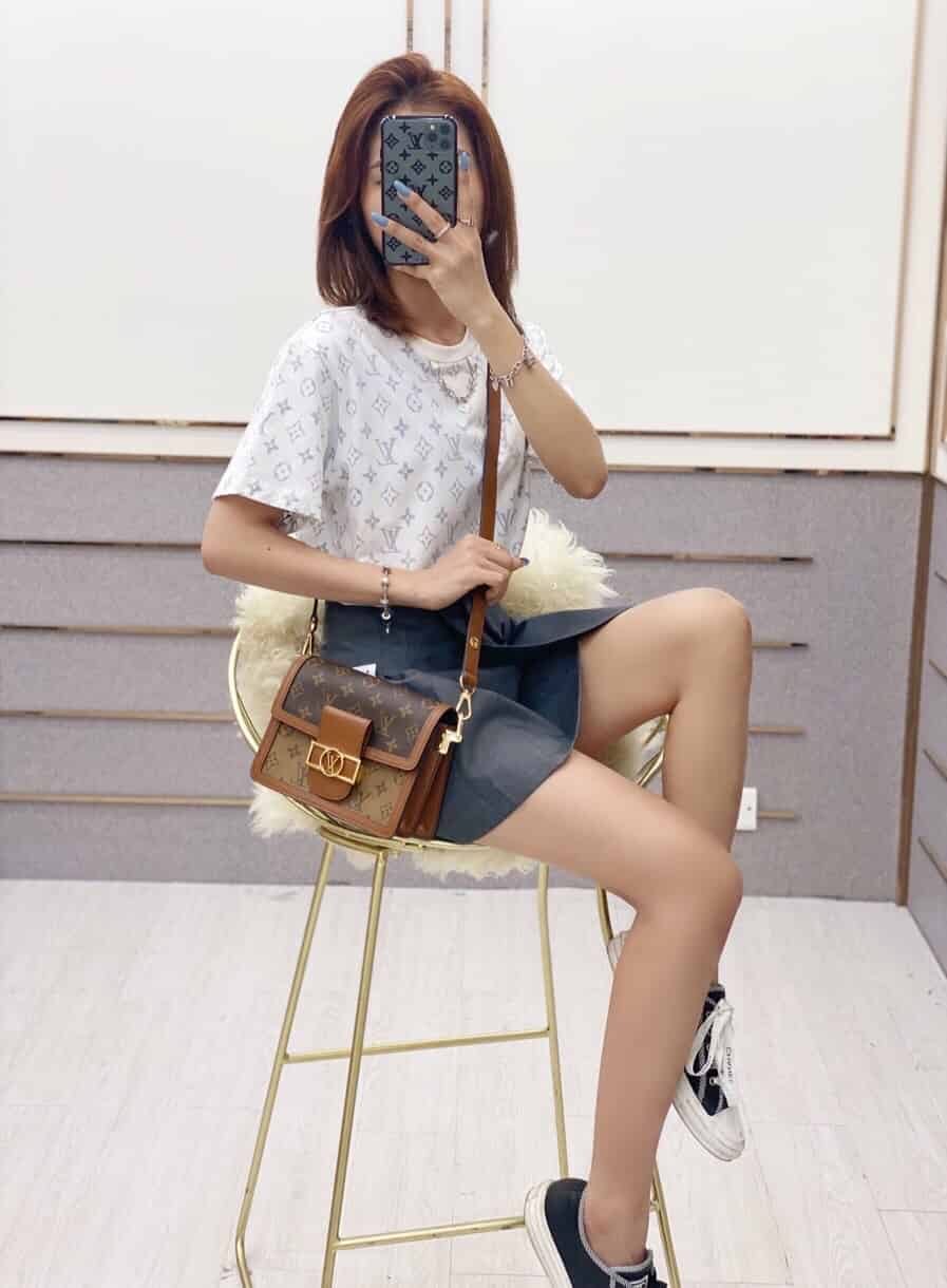 LV M44580 MINI Dauphine 达芙妮单肩斜挎包