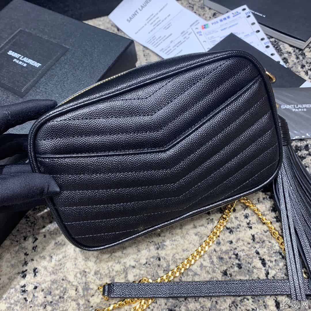 YSL/圣罗兰 LOU 迷你提花粒面压花真皮包 585040