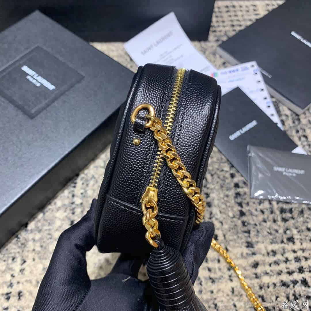 YSL/圣罗兰 LOU 迷你提花粒面压花真皮包 585040