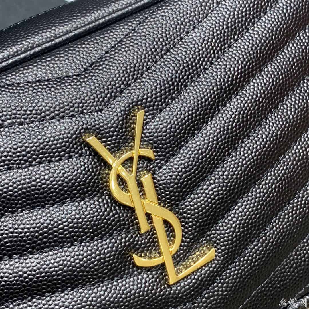 YSL/圣罗兰 LOU 迷你提花粒面压花真皮包 585040