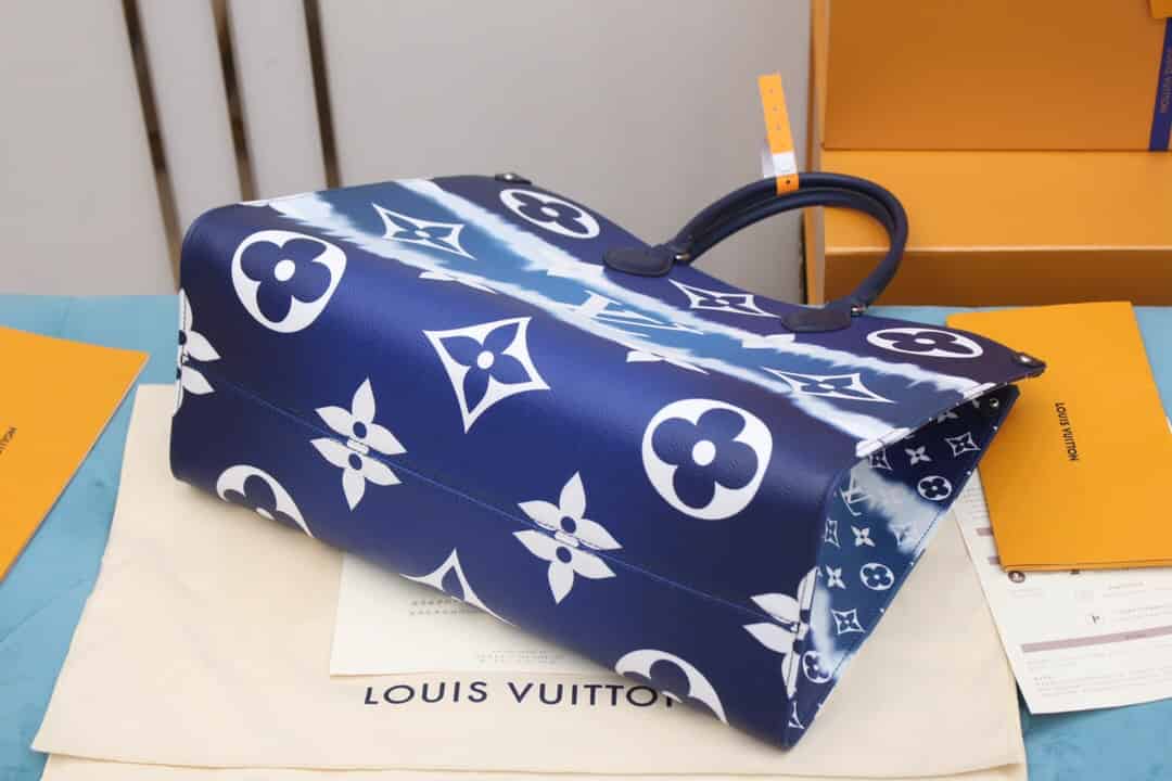 LV M45120 夏日系列ONTHEGO蓝色渐变托特手提购物袋