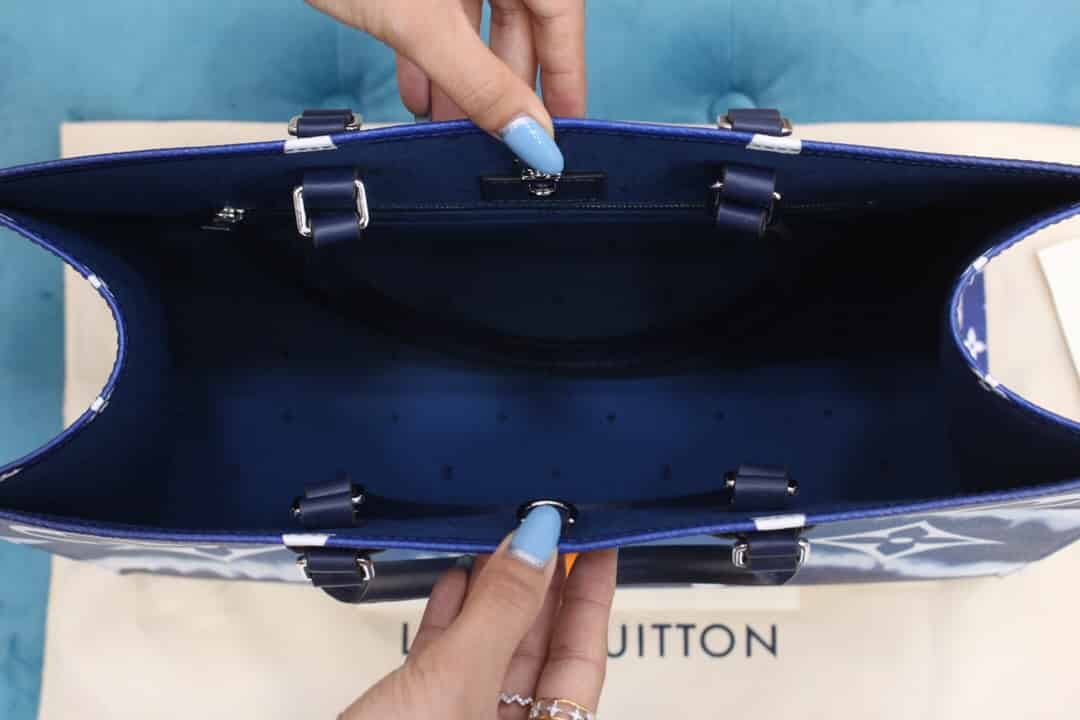 LV M45120 夏日系列ONTHEGO蓝色渐变托特手提购物袋