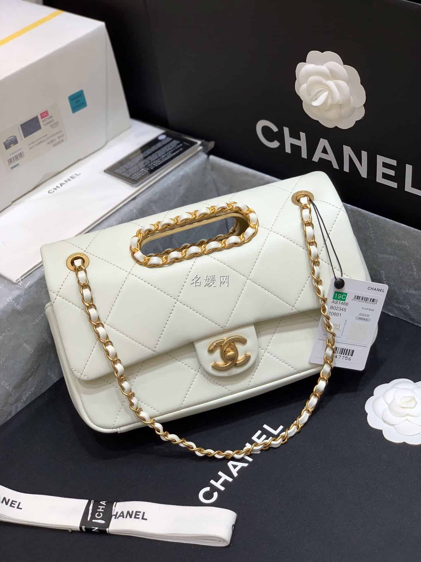 Chanel/香奈儿 2020春夏新款链条单肩手提包口盖包 AS1466