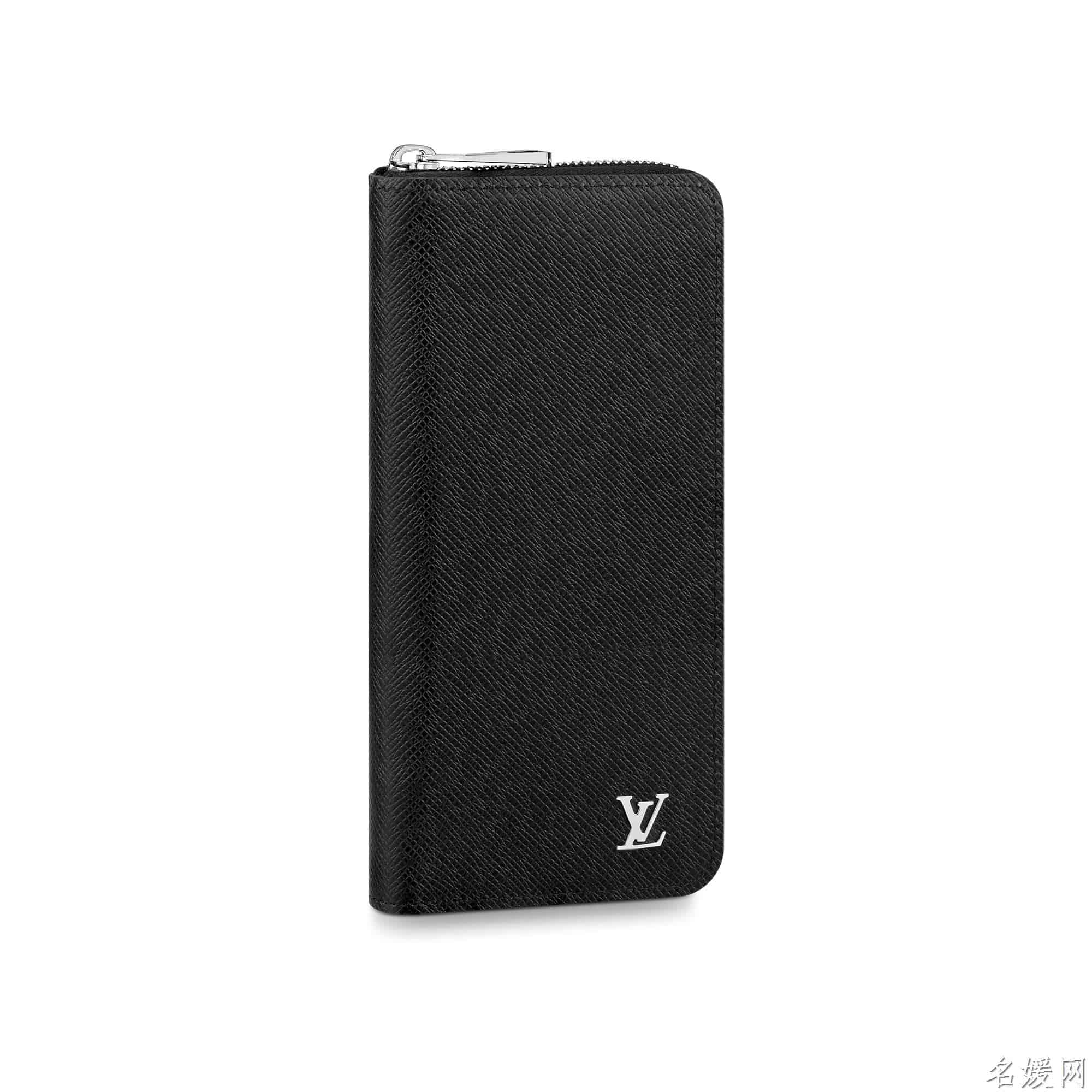 LV M30317 压纹Taïga牛皮Zippy Vertical钱夹