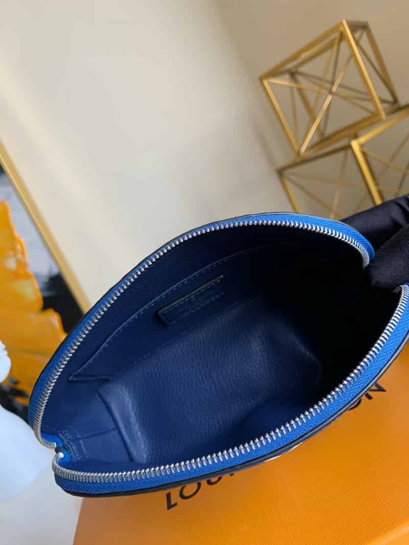 LV 2020夏日系列扎染渐变蓝色Escale化妆包 M69138