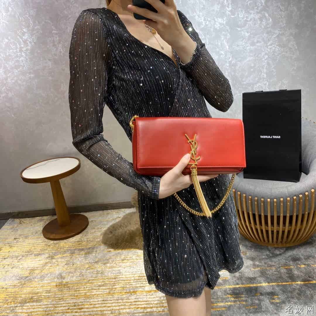 YSL kate 99 小羊皮链条单肩斜挎包 6042761EL0J6805
