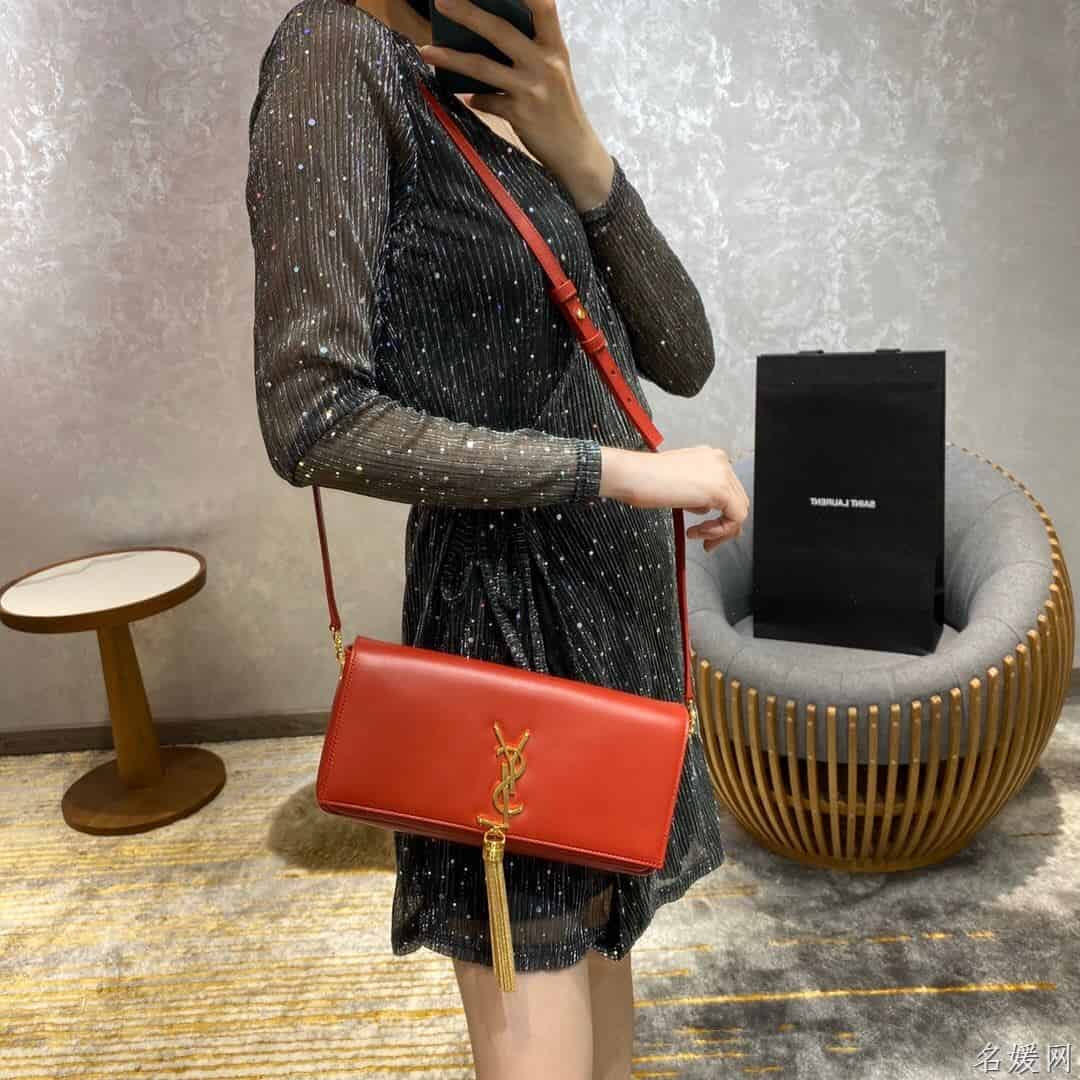 YSL kate 99 小羊皮链条单肩斜挎包 6042761EL0J6805