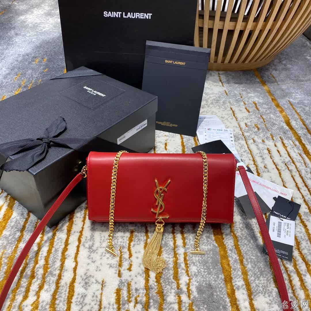 YSL kate 99 小羊皮链条单肩斜挎包 6042761EL0J6805