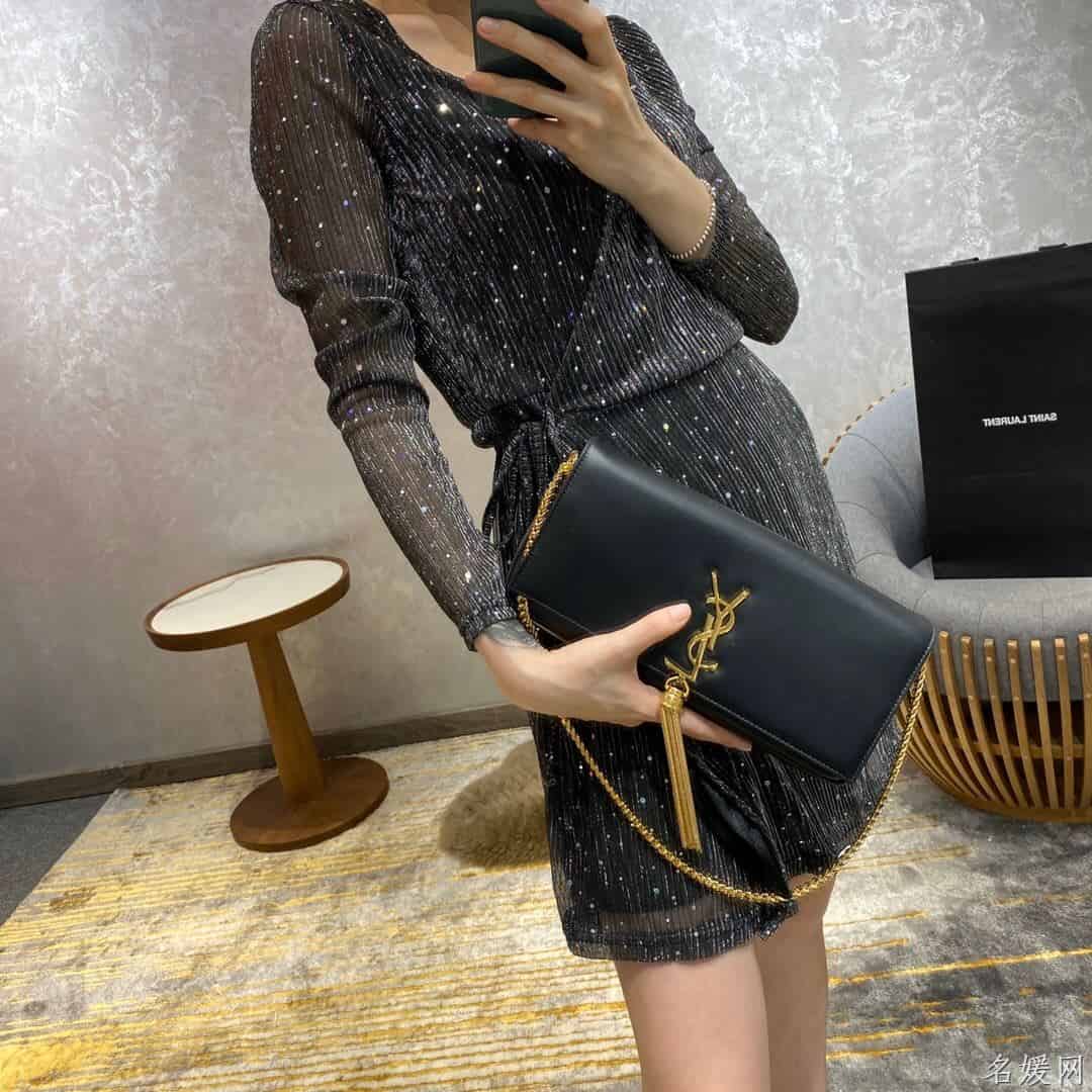 YSL kate 99 小羊皮链条单肩斜挎包 6042761EL0J1000