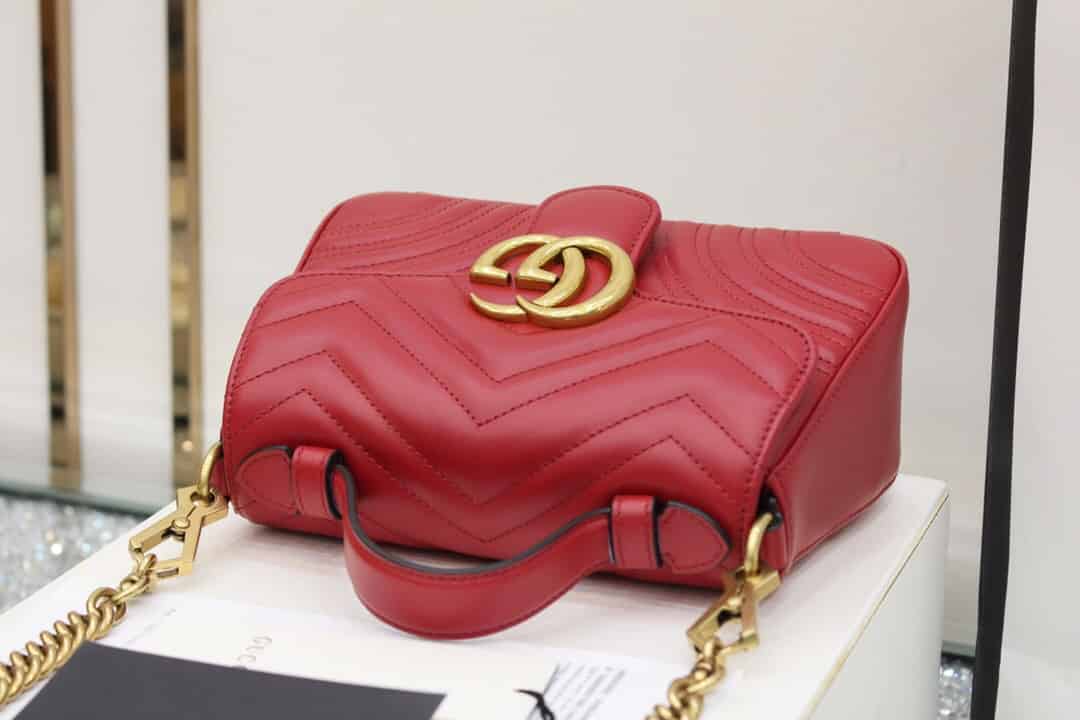 Gucci GG Marmont mini top handle bag 547260 DTDIT 6433