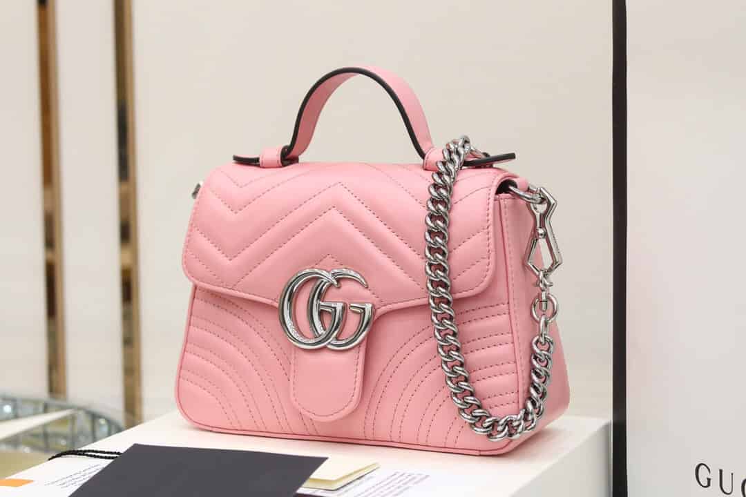 Gucci/古驰 GG Marmont系列迷你手提包 547260 DTDIP 5815