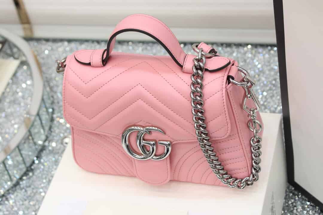 Gucci/古驰 GG Marmont系列迷你手提包 547260 DTDIP 5815