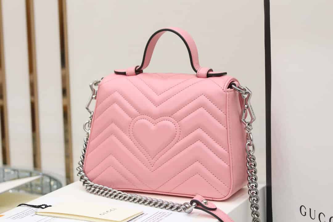 Gucci/古驰 GG Marmont系列迷你手提包 547260 DTDIP 5815