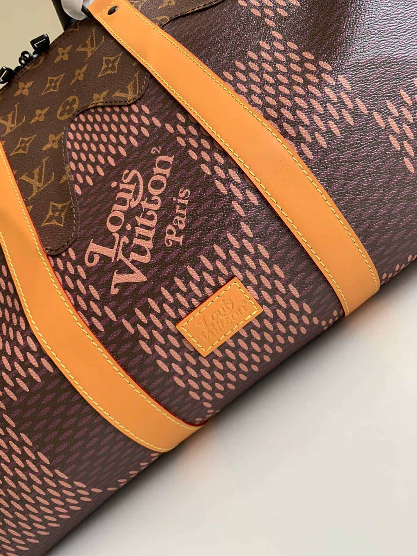 LV N40360 X NIGO限量联名系列Keepall 50 旅行袋