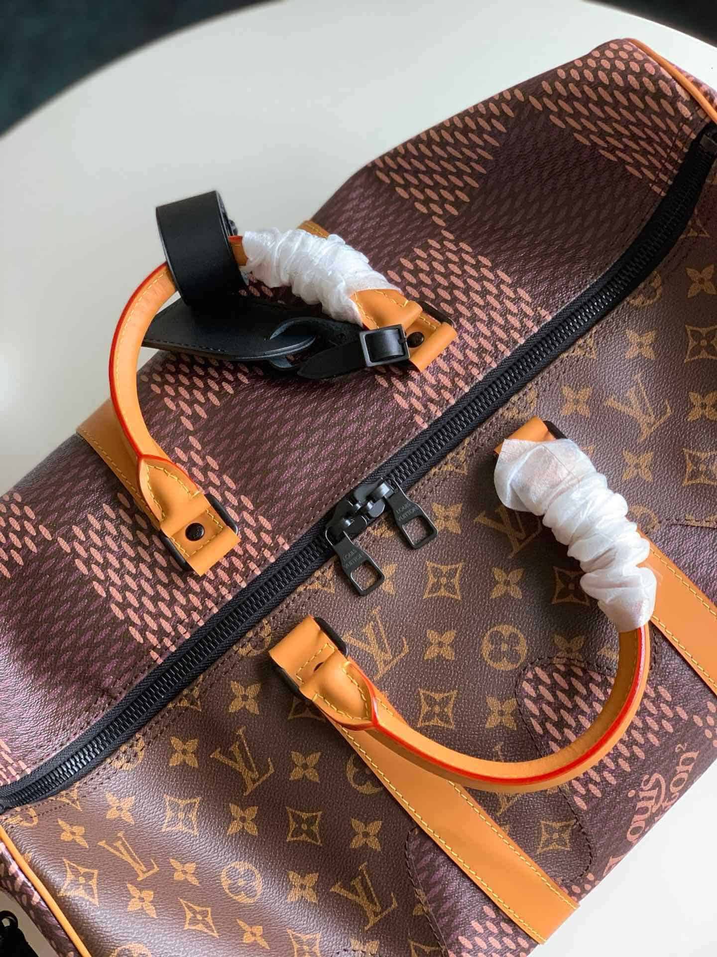 LV N40360 X NIGO限量联名系列Keepall 50 旅行袋