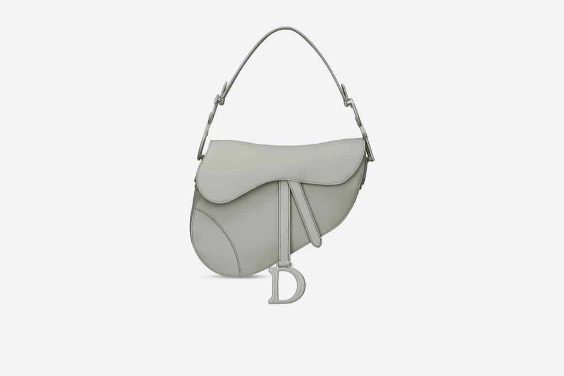 Dior 灰色哑光牛皮革马鞍包Saddle bag M0446ILLO_M41G