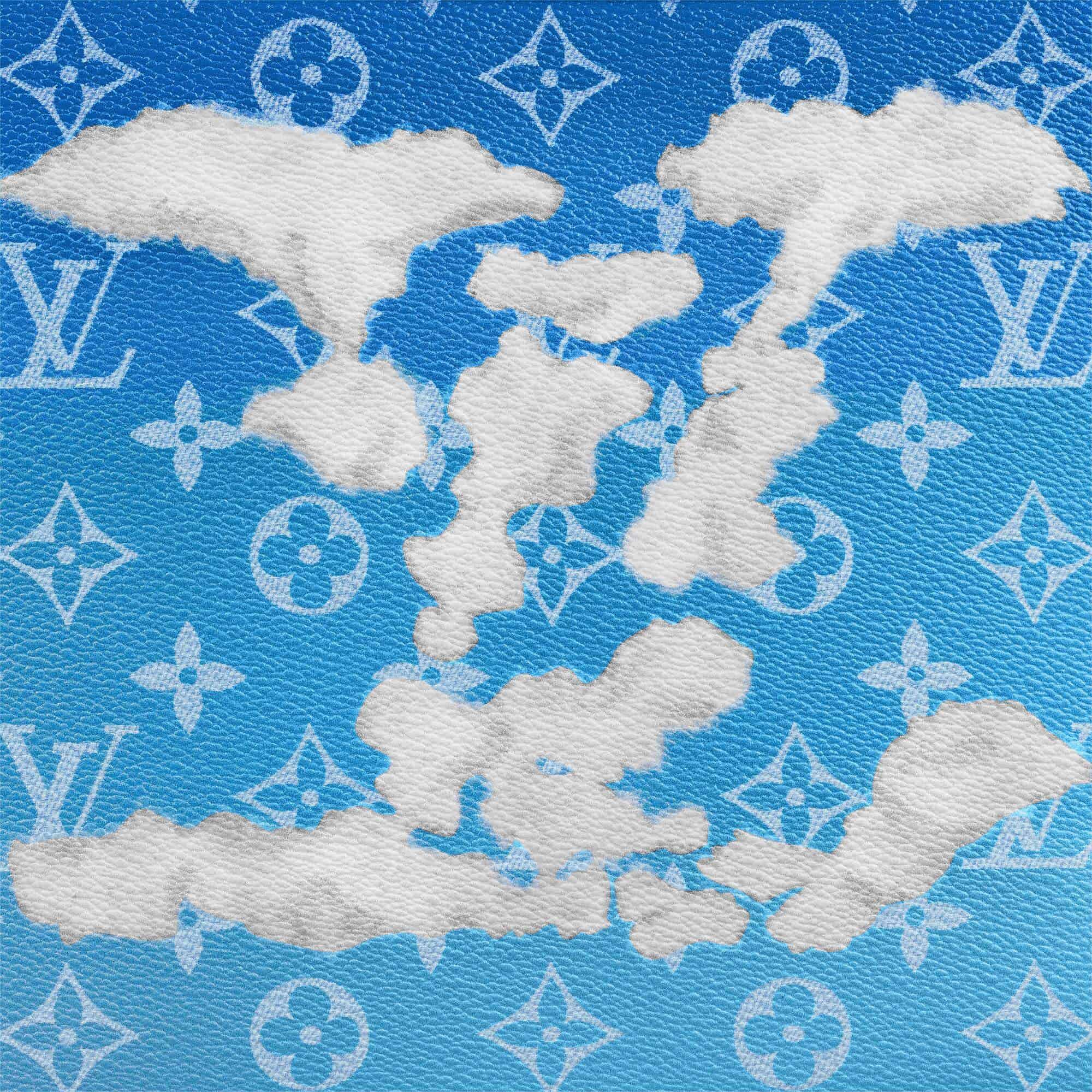 LV M45480 蓝天白云朵系列Pochette Voyage手拿包