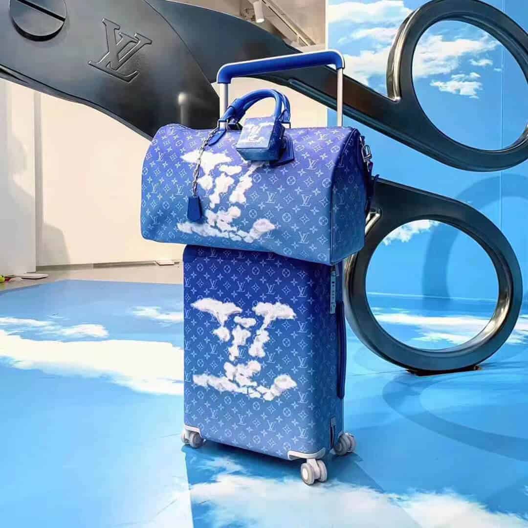 LV M20411 蓝天白云朵系列Horizon 55 拉杆箱