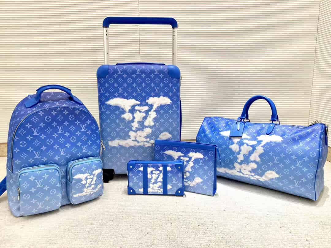 LV M45428 蓝天白云朵系列Keepall 50旅行袋