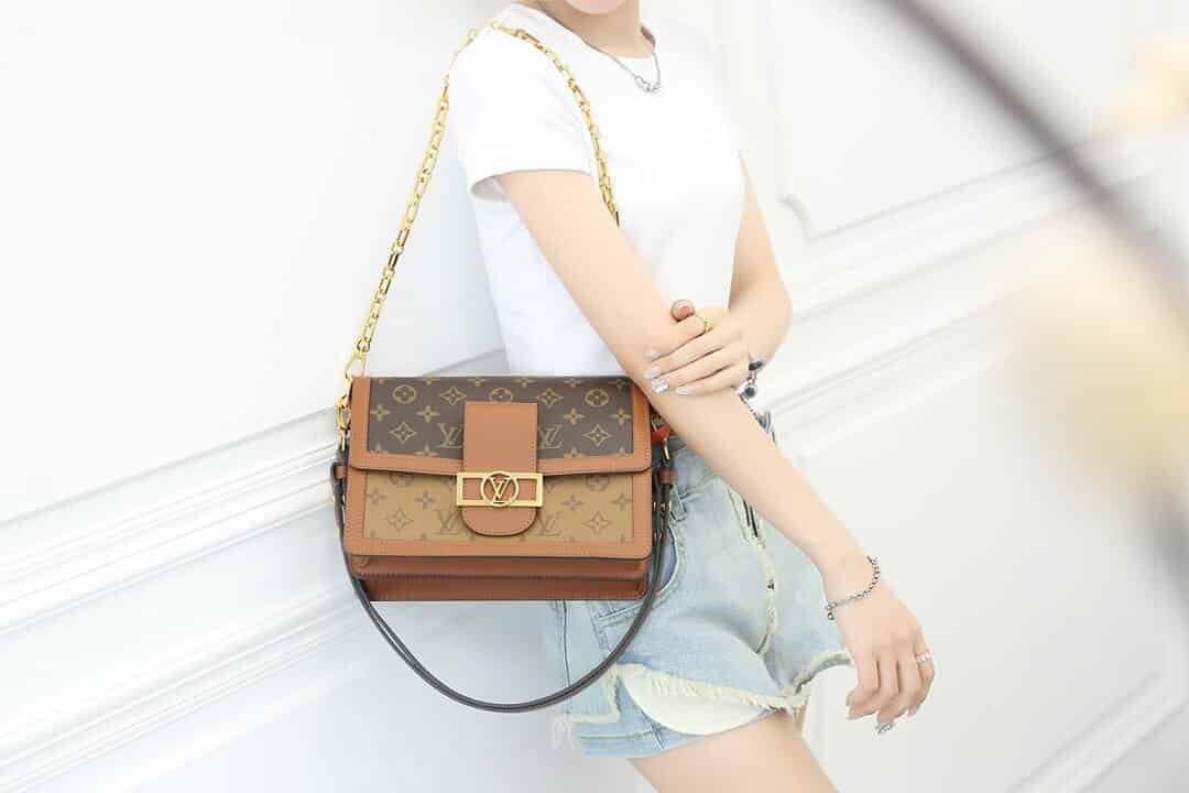 LV Dauphine MM Monogram in Brown – Handbags M44391